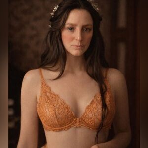 REVOLVE Lace Bra  in Tan with underwire.